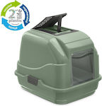 Imac Easy Cat Second Life Cat Toilet Closed with Filter Green L50xW40xH40cm