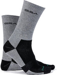 GSA Full Cushioned Athletic Socks Gray 6 Pairs