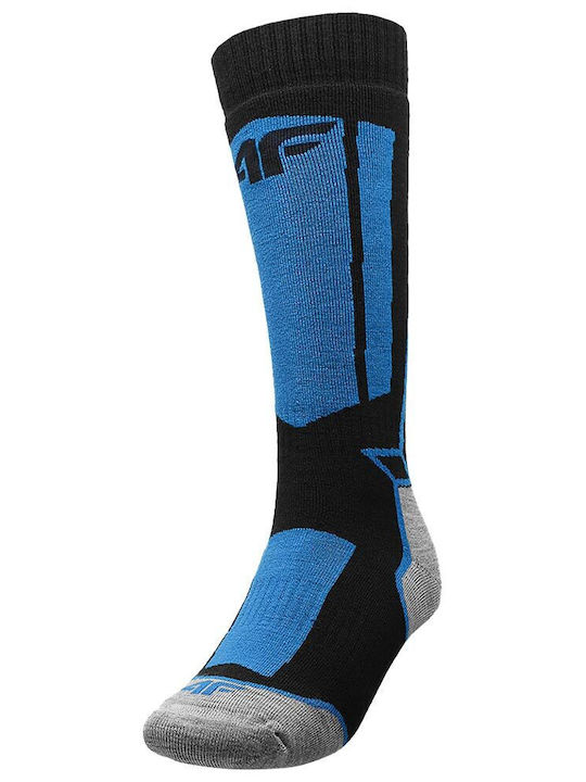 4F Sportliche Lange Kindersocken Blau
