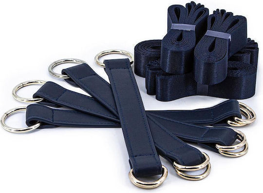 Ns Novelties Bondage Couture Set pentru Legare Membre curele de legare Blue