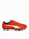 Puma Rapido III Fg Ag Kids Molded Soccer Shoes Red