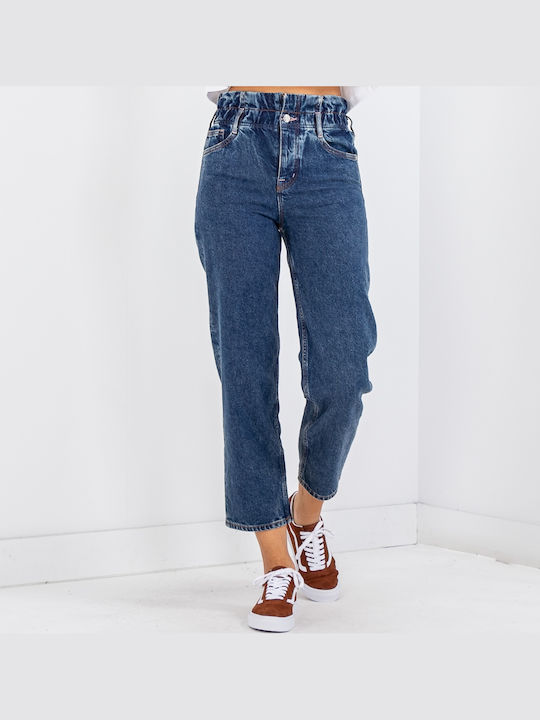 The Break Hoch tailliert Damenjeans in Paperbag-Passform