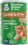 Nestle Cereale Grain & Grow Μπουκίτσες Δημητριακών cu Gust de Tomate și morcovi 35gr pentru 10+ luni 1buc