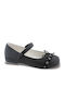 Kids Anatomic Ballerinas with Hoop & Loop Closure Black