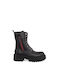 Fardoulis Leather Women's Ankle Boots Black
