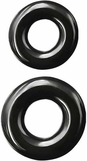 Ns Novelties Renegade Double Stack Black 2τμχ