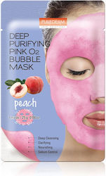Purederm Deep Purifying Pink O2 Bubble Sheet Face Mask