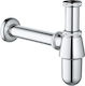 Grohe Siphon Spülbecken Silber