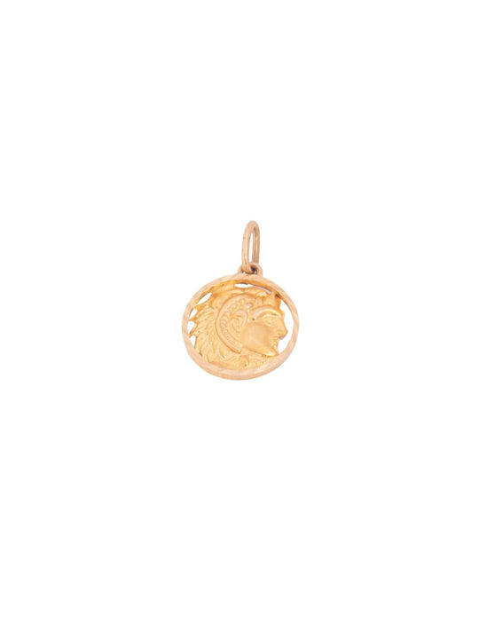 Charm aus Gold 14K mit Diamant