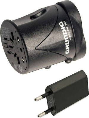 Grundig Ρεύματος Steckdosenadapter von Universal zu Universal