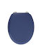 Wooden Toilet Seat Blue Gelco Dolce 47.2cm