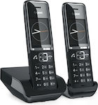 Gigaset Comfort 550 Duo Ασύρματο Τηλέφωνο Duo με Aνοιχτή Aκρόαση Μαύρο
