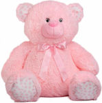 Teddy bear with glitter 80cm (Pink)