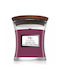 WoodWick Scented Candle Wild Berry Beets Candle Jar with Scent Wild Berry & Beets Purple 85gr 1pcs