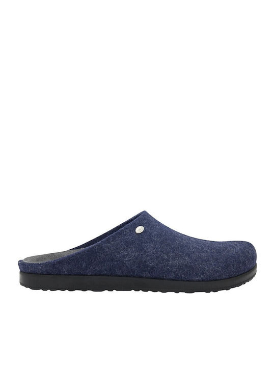 Elio Winterliche Herrenhausschuhe Blau