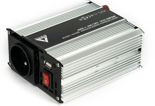 Azo Digital Car Inverter 800W to Converter 12V DC in 230V AC with 1xUSB