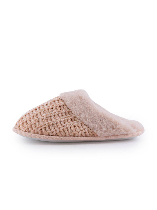 Love4shoes 841063 Women's Slipper with Fur In Pink Colour