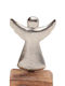 InTheBox Weihnachtliche Holz Figur Cherub Silber Höhe 18cm 4Stück Holly