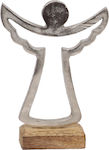 InTheBox Weihnachtliche Holz Figur Cherub Silbe...
