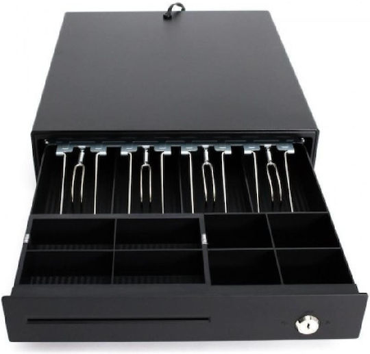 ICS Cash Drawer with 8 Coin Slots and 4 Slots for Bills 33.5x36.8x8cm