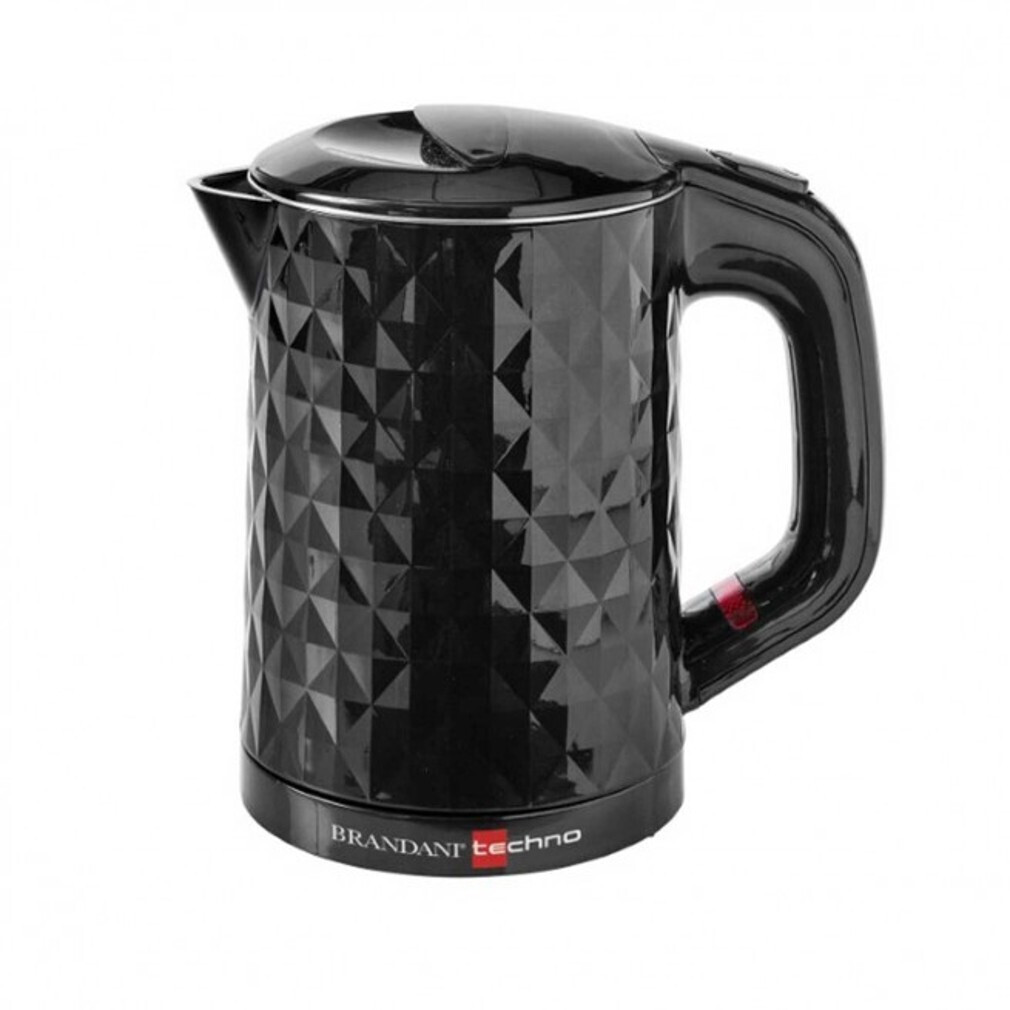 Brandani Techno Diamond Kettle 600ml 800W Black Skroutz.cy