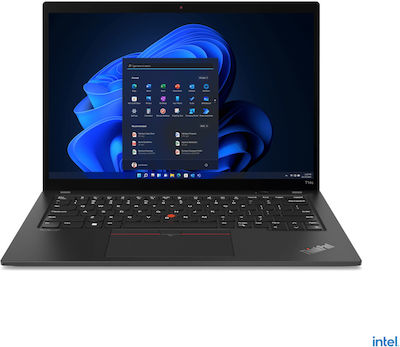 Lenovo ThinkPad T14s Gen 3 (Intel) 14" IPS (i7-2022/16GB/512GB SSD/W11 Pro) WWAN actualizabil la 4G Thunder Black (Tastatură GR)