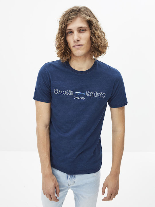 Celio T-shirt Rexsouth - INDIGO