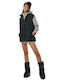 071232 Women's Short Puffer Jacket for Winter Black