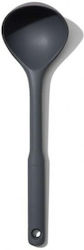 OXO Deep Silicone Soup Spoon Black