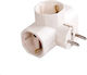 AGC T-Shaped Wall Plug 3 Positions 2pcs