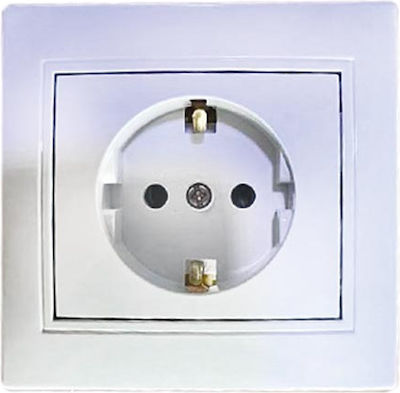 AGC Single Power Socket White