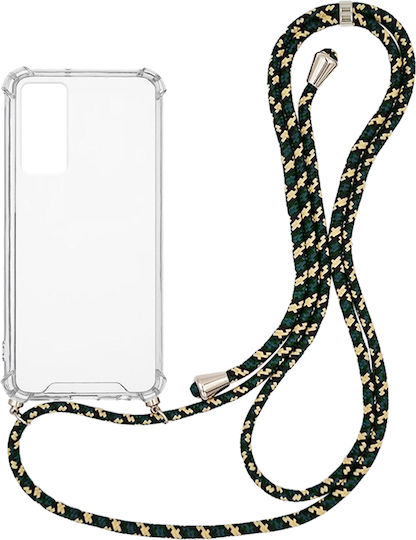 Sonique Armor Back Cover Σιλικόνης με Λουράκι Rainbow Πράσινο (Xiaomi 12 / 12X)