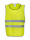 Yoko HVJ269 Men's Safety Vest with Reflective Film Yellow