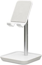 Kikkerland Perfect Phone Stand for Desk in White Color