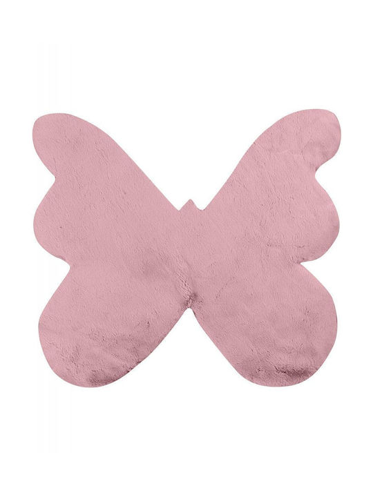 Madi Kids Rug Butterflies 120x120cm Butterfly Pink