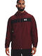 Athletic Jacket Windproof Burgundy