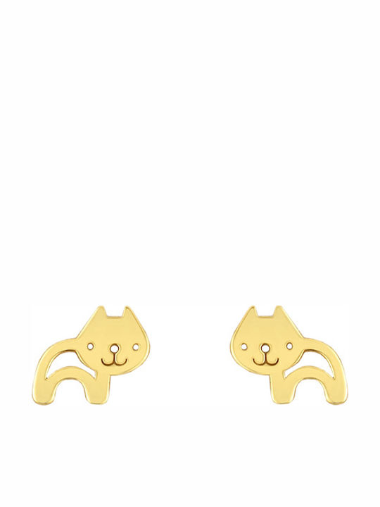 Inglessis Ohrringe aus Gold 14K