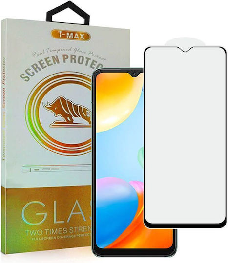 T-Max Premium Fluid 3D Full Face Tempered Glass Μαύρο (Redmi 10C)