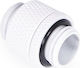Alphacool Fittings Eiszapfen double nippel rotatable G1/4 outer thread to G1/4 outer thread Λευκό
