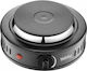 Hobby HHP-40372 Enamel Countertop Single Burner Black