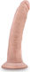 Dr. Skin Plus Posable Ρεαλιστικό Dildo με Βεντούζα Vanilla 19cm