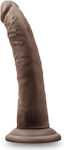 Dr. Skin Plus Posable Realistic Dildo with Suction Cup Chocolate 18cm