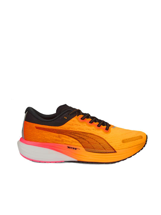 Puma Deviate Nitro 2 Ανδρικά Αθλητικά Παπούτσια Running Πορτοκαλί