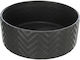 Trixie Ceramic Keramik Schalen Futter & Wasser für Hund & Katze 400ml 13cm in Schwarz Farbe
