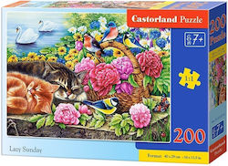 Kids Puzzle Lazy Sunday for 7++ Years 200pcs Castorland