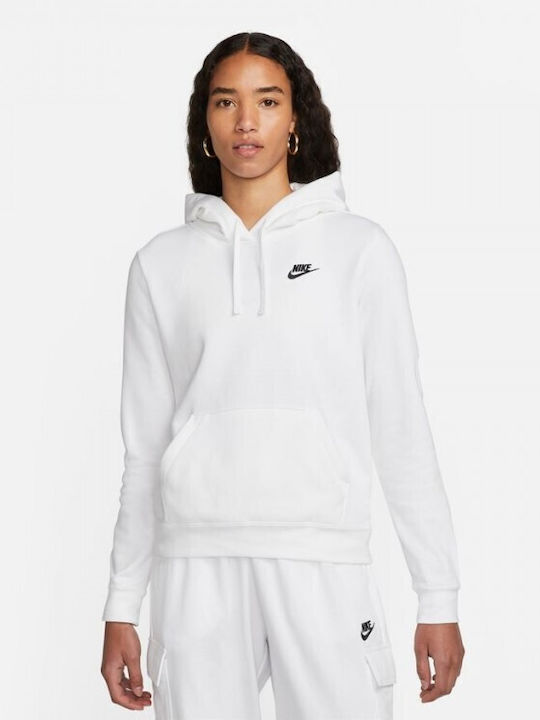Nike Γυναικείο Φούτερ Λευκό