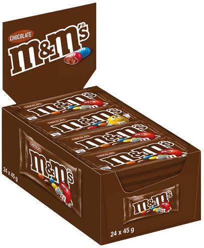 m&m's Chocolate Milk Balls 45gr 24pcs