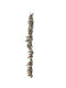 JK Home Decoration Χριστουγεννιάτικη Γιρλάντα Eucalyptus & Berries Στολισμένη Πλαστική Πολύχρωμη 180cm