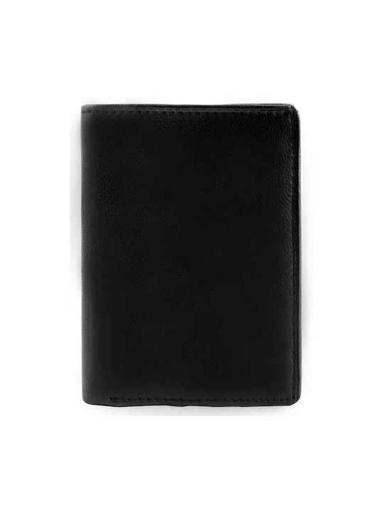 Oaktree Men's Leather Card Wallet Black