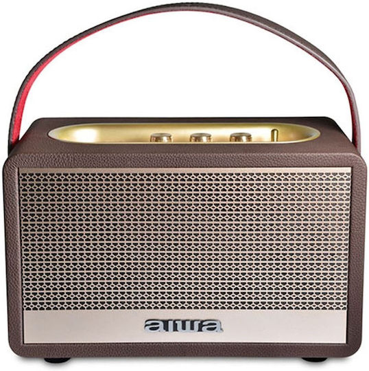 Aiwa Retro Heritage Lite Bluetooth Speaker 40W with Battery Life up to 11 hours Gold